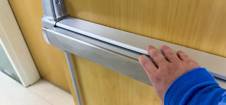 Installing a Push Bar on a Door Listowel